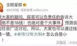 卓伟最新真实爆料,娱乐圈惊天大事件揭秘